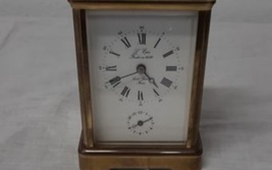 Carriage clock - Brass, Glass - 1960