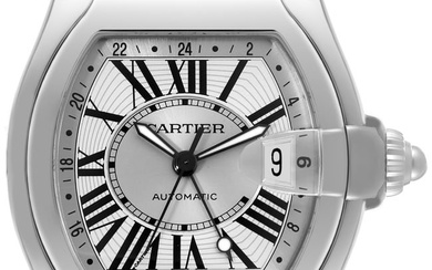 Cartier Roadster GMT Silver Dial