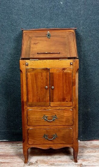 Ceremonial writing cabinet - with multiple functions - Louis XV Style - Walnut - First half 20th century