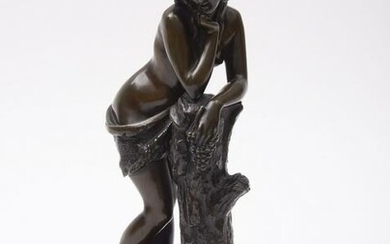 Ch. Gechter, 19th century, Standing Nude Figure of a