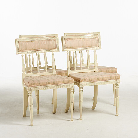 Chairs late Gustavian style Stolar sengustaviansk stil