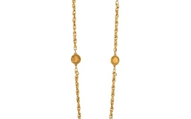 Chanel Vintage Multi-Medallion Long Chain