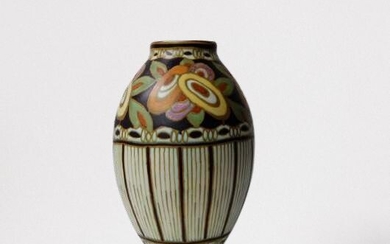 Charles Catteau - Boch Frères Keramis - Art Deco vase - D960