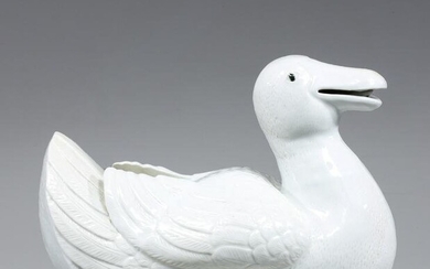 Chinese Ceramic Blanc de Chine Duck