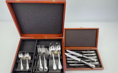 Christofle - Cutlery set for 12 (48) - Marley - Silverplate