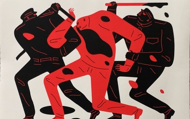 Cleon Peterson - The Disappeared (White), 2019