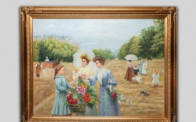 Collectible Gilt Framed Oil Painting