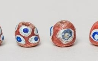 Collectible Roman Type Dragon-fly Eye Glass Beads