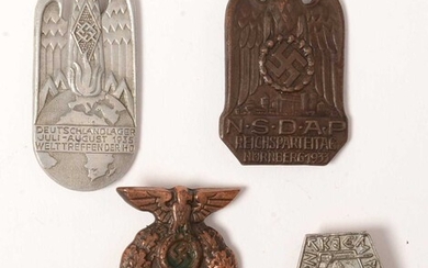 Collection of WWII style Rally badges