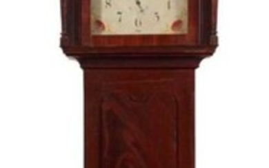 Connecticut Federal Grain-Painted Tall-Case Clock.
