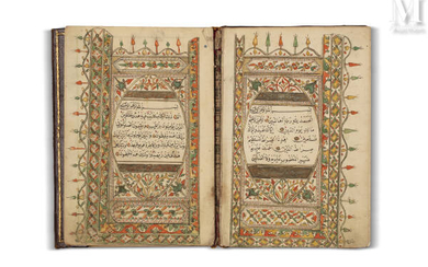 Coran signé Ibn Salêh, élève de Muhammad al-'Arif en 1283H....