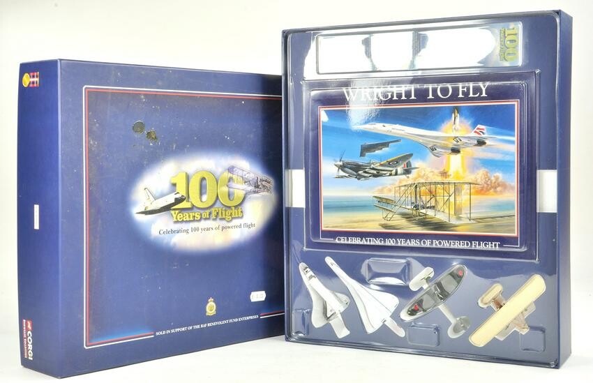 Corgi 100 Years of Flight Commemorative Set. Excellent