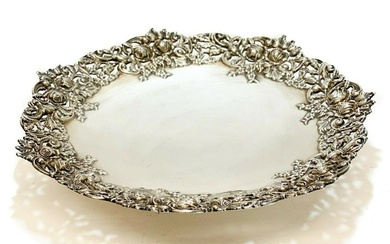 Curtis Co. Sterling Silver Pierced Compote Dish #2397
