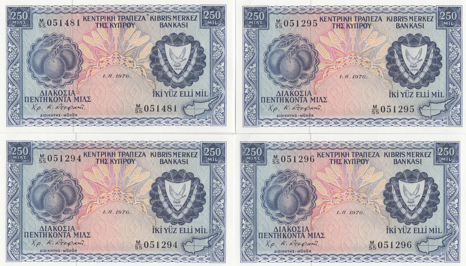 Cyprus 250 Mils 1976 (4)