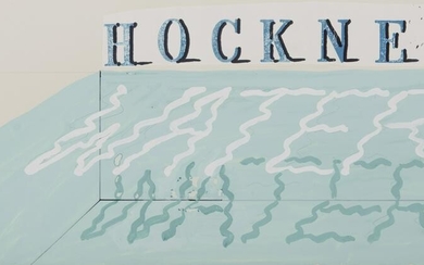 DAVID HOCKNEY, (British, b. 1927), Water, 1989, gouache