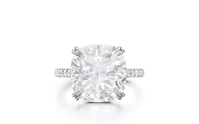 Diamond Ring | 10.01克拉 枕形 D色 內部無瑕 鑽石 戒指