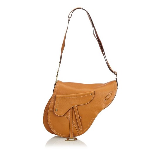 Dior - Leather Saddle Bag Shoulder bag