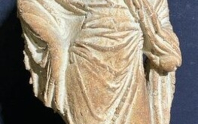 Draped Female Figure Cement Greco Roman Statue
