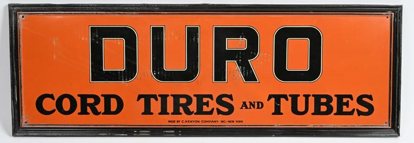 Duro Cord Tires & Tubes by Kenton sign (TAC)
