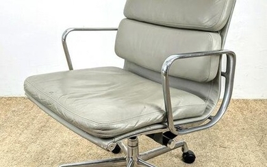 Eames Herman Miller Desk Soft Pad Office Chair. Gray Le