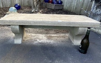 East Stone Garden Bench