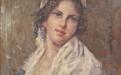 Eduardo Forlenza (1861-1934) - Ritratto di donna