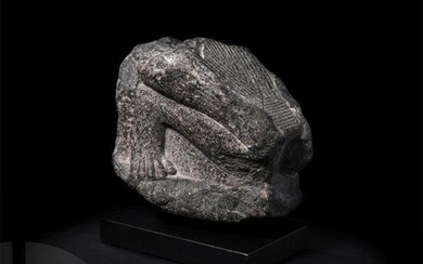 Egyptian Kneeling Statue Fragment