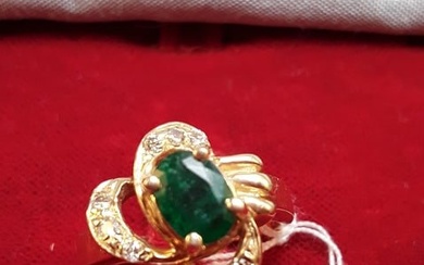 Emerald Cocktail Ring