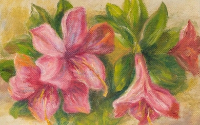 Emma Richardson Cherry (1859-1954), Pink Lilies