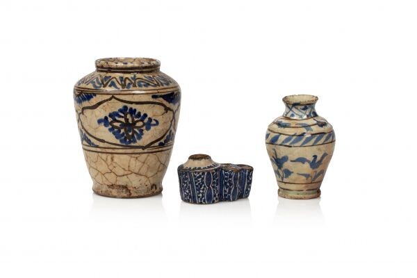 Ensemble de trois céramiques orientales Iran,... - Lot 351 - Millon
