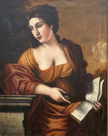 European School (XIX), After Giovanni Francesco Romanelli (1610-1662) - The Cumean Sybil