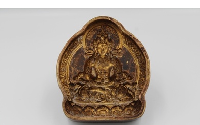 Explore this exquisite Chinese Gandhara Tibetan bronze Buddh...