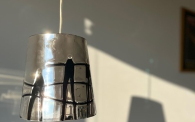 Flaver - Hanging lamp - Maya Sospensione Specchio filo nero