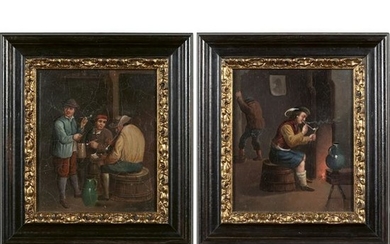 Flemish painter 19th century 21x18 cm.