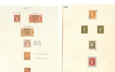 Forgeries. The written up collection of 1849-92 issue forger...