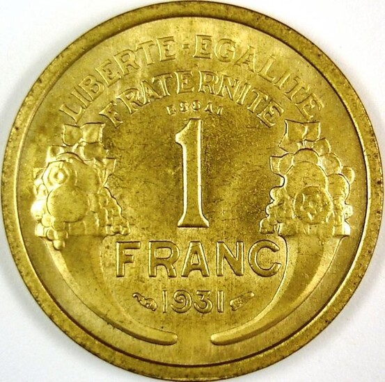 France - 1 Franc 1931 Morlon - Essai en Bronze-Alu