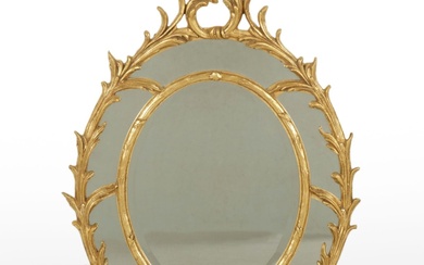 Friedman Brothers Decorative Arts George III Style Giltwood Wall Mirror