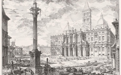 GIOVANNI BATTISTA PIRANESI : Veduta della Basilica di Sta. Maria Maggiore…