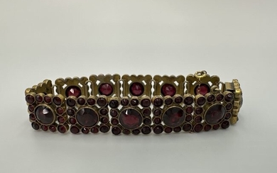 Garnet bracelet, Victorian