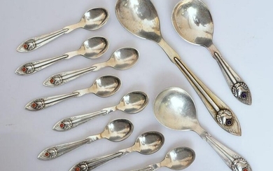 Georg Jensen Silver Spoons (11)