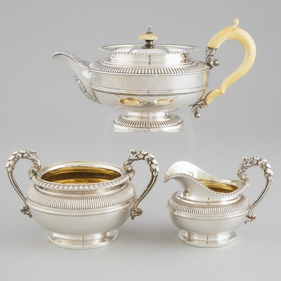 George IV Irish Silver Teapot, William Nolan for