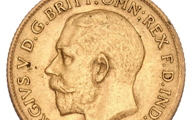 George V, Half Sovereign 1912; very fine There is n...