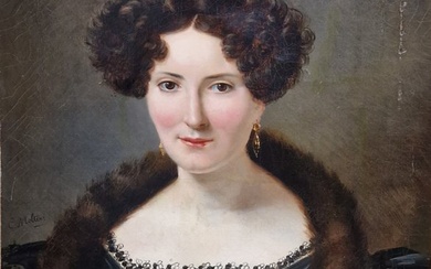 Giuseppe Molteni (1800-1867) - Ritratto di Ludovica,principessa di Baviera