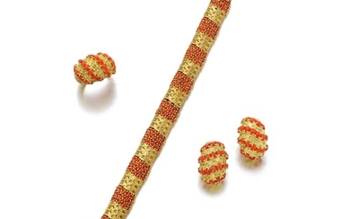 Gold and coral parure, Cartier