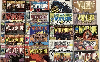 Group of Marvel comics Wolverine mostly 1990's. To include issues 54 to 58, Werewolf by night. Approximately 25 comics.