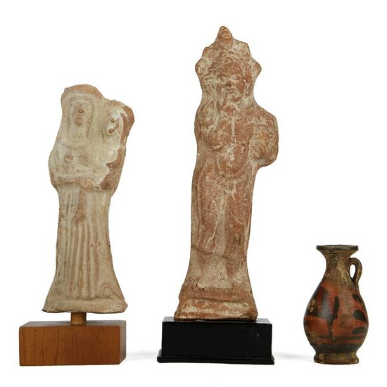 Grp: 3 Ancient Terracotta Pieces Roman Greek