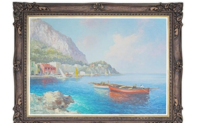 Guido Odierna (Italian, 1913-1991) Mediterranean/Capri