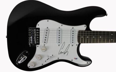 Gus G Firewind Signed Black Electric Guitar Autographed PSA #U18800