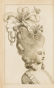 Hairdressing.- Stewart (James) Plocacosmos: or The Whole Art of Hair Dressing... , first edition, engraved frontispiece in sanguine & 10 plates, original boards, for the Author, 1782.