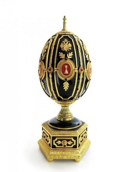IMPERIAL FABERGE CHESS SET EGG
